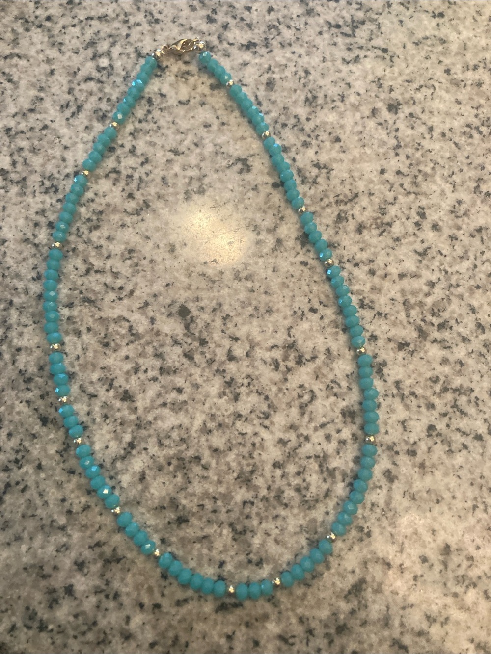 Turquoise Beaded Women’s Necklace - Unbranded